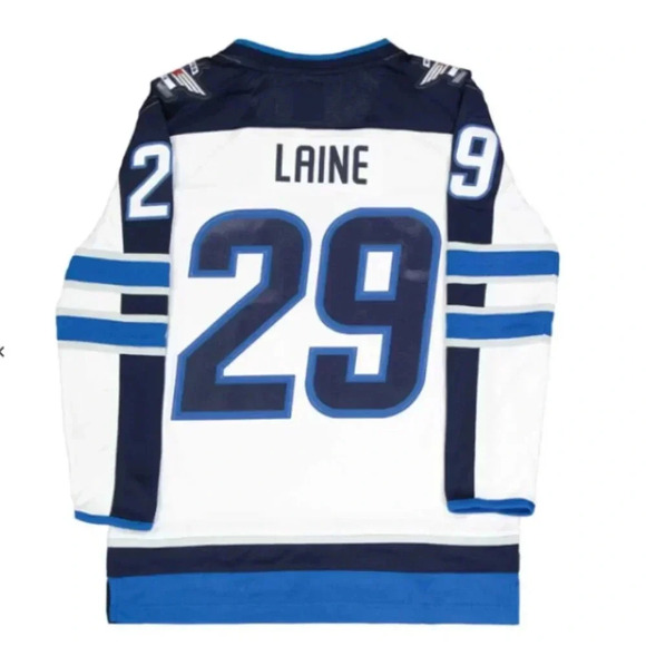 Fanatics - NHL Women's Winnipeg Jets Patrik Laine Away Breakaway 29 Jersey SZ M - Picture 2 of 2